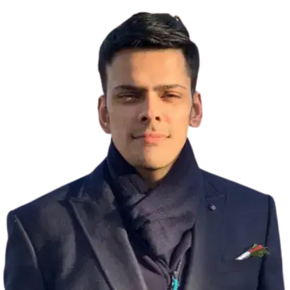 An image of Chirag Gupta, on a transparent background