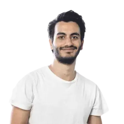 An image of Mohamed Chahin, on a transparent background