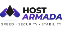 HostArmada.com logo on a transparent background