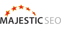 Majestic.com logo on a transparent background