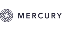 Mercury.com logo on a transparent background