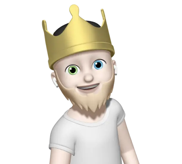 The Logician Profile Image, which is an animated image of a person with a crown, on a transparent background