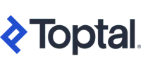 Toptal.com logo on a transparent background