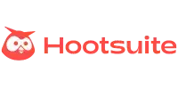 Hootsuite.com logo on a transparent background